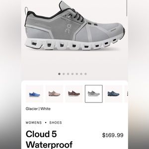 On cloud Cloud 5 waterproof